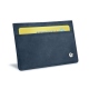 Porta carte X2 - Anti-RFID / NFC - Jean vintage ( Roughtcut - Pantone 285U  ) 