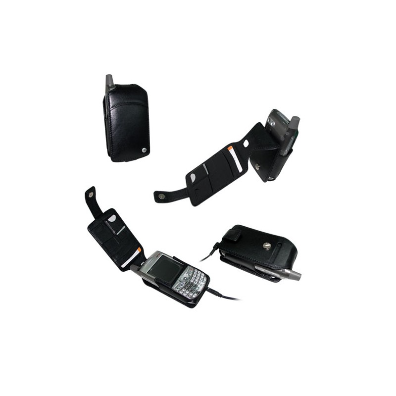 硬质真皮保护套 Palm Treo 700w  - Noir ( Nappa - Black ) 