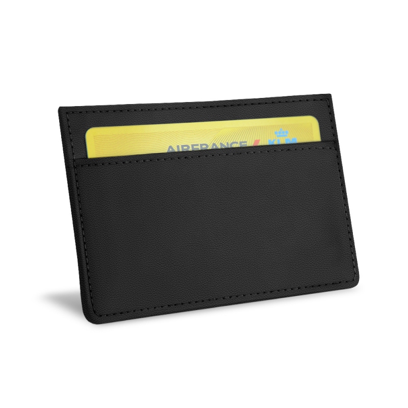 クレジットカードホルダー　X2 - RFID / NFC 保護機能付き - Noir PU