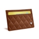 신용카드 홀더 X2- RFID / NFC 차단 - Marron - Couture ( Nappa - Pantone 1615C ) 