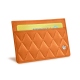 신용카드 홀더 X2- RFID / NFC 차단 - Orange - Couture ( Nappa - Pantone 1495U ) 