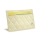 Kartenetui X2 - Anti-RFID / NFC - Ivoire - Couture ( Sleek P C12 - White ) 