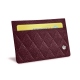 신용카드 홀더 X2- RFID / NFC 차단 - Lie de vin - Couture ( Pantone 5115C ) 