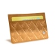 Credit Card holder X2 - Anti-RFID / NFC - Or Maïa - Couture