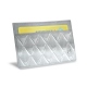 Tarjetero X2 - Anti-RFID / NFC - Platinium - Couture