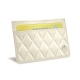 Tarjetero X2 - Anti-RFID / NFC - Blanc escumo - Couture
