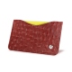 Tarjetero X1 - Anti-RFID / NFC - Autruche ciliegia