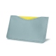 Porte carte X1 - Anti-RFID / NFC - Bleu ciel PU