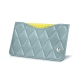 防RFID / NFC辐射- X1卡片包 - Bleu ciel - Couture ( Nappa - Pantone 277C ) 