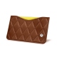 Porta carte X1 - Anti-RFID / NFC - Marron - Couture ( Nappa - Pantone 1615C ) 