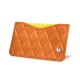 Credit Card holder X1- Anti-RFID / NFC - Orange - Couture ( Nappa - Pantone 1495U ) 