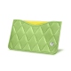 Tarjetero X1 - Anti-RFID / NFC - Vert olive - Couture ( Nappa - Pantone 578U ) 