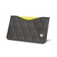 Porte carte X1 - Anti-RFID / NFC - Anthracite - Couture ( Pantone 424C ) 