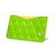 Porte carte X1 - Anti-RFID / NFC - Vert fluo - Couture
