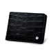 Porta carte e banconote - Crocodile nero