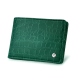 Porta carte e banconote - Crocodile pino