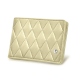 Porte cartes et billets - Beige - Couture ( Nappa - Pantone 7502C ) 