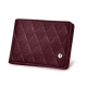 Porte cartes et billets - Lie de vin - Couture ( Pantone 5115C ) 