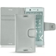 Custodia in pelle Sony Xperia XZ1 Compact - Gris ( Nappa - Pantone W428C ) 