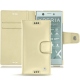 Custodia in pelle Sony Xperia XZ1 Compact - Beige ( Nappa - Pantone 7502C ) 