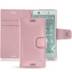 硬质真皮保护套 Sony Xperia XZ1 Compact - Rose ( Nappa - Pantone 2365C ) 