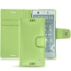 Housse cuir Sony Xperia XZ1 Compact - Vert olive ( Nappa - Pantone 578U ) 