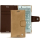 Sony Xperia XZ1 Compact leather case - Sable vintage ( Roughtcut - Gaucho#57254 ) 