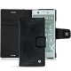 Custodia in pelle Sony Xperia XZ1 Compact - Dark vintage ( Roughtcut - Black#5256 ) 