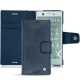 Funda de piel Sony Xperia XZ1 Compact - Jean vintage ( Roughtcut - Pantone 285U  ) 