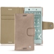 Sony Xperia XZ1 Compact leather case - Taupe vintage ( Pantone 7530C ) 