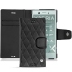 Lederschutzhülle Sony Xperia XZ1 Compact - Noir - Couture ( Nappa - Black ) 