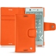 Lederschutzhülle Sony Xperia XZ1 Compact - Orange fluo