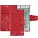 Funda de piel Sony Xperia XZ1 Compact - Rouge troupelenc - Couture