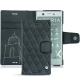 Custodia in pelle Sony Xperia XZ1 Compact - Blu marino - Couture