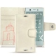 Housse cuir Sony Xperia XZ1 Compact - Blanc escumo