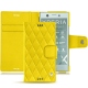 Custodia in pelle Sony Xperia XZ1 Compact - Jaune fluo - Couture