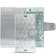 Funda de piel Sony Xperia XZ1 Compact - Platinium - Couture