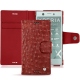 Sony Xperia XZ1 Compact leather case - Autruche ciliegia