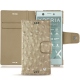 Sony Xperia XZ1 Compact leather case - Autruche desert
