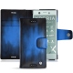 Custodia in pelle Sony Xperia XZ1 Compact - Bleu Patine