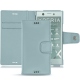 Sony Xperia XZ1 Compact leather case - Bleu Ciel PU