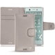 Sony Xperia XZ1 Compact leather case - Taupe innocent