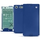 Custodia in pelle Sony Xperia XZ1 Compact - Bleu océan ( Nappa - Pantone 293C ) 