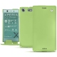 硬质真皮保护套 Sony Xperia XZ1 Compact - Vert olive ( Nappa - Pantone 578U ) 