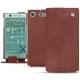 硬质真皮保护套 Sony Xperia XZ1 Compact - Passion vintage ( Glutton - Red ) 