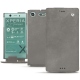 硬质真皮保护套 Sony Xperia XZ1 Compact - Acier vintage ( Pantone 403C ) 