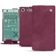 Capa em pele Sony Xperia XZ1 Compact - Prune vintage ( Pantone 512C ) 
