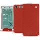 Capa em pele Sony Xperia XZ1 Compact - Papaye ( Pantone 180C ) 