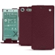 Funda de piel Sony Xperia XZ1 Compact - Lie de vin ( Pantone 5115C ) 