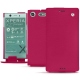 Custodia in pelle Sony Xperia XZ1 Compact - Rose fluo